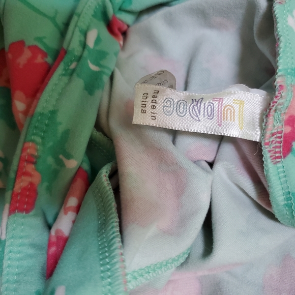 LuLaRoe Unicorn Floral One Size Full Length Leggin - Picture 3 of 6